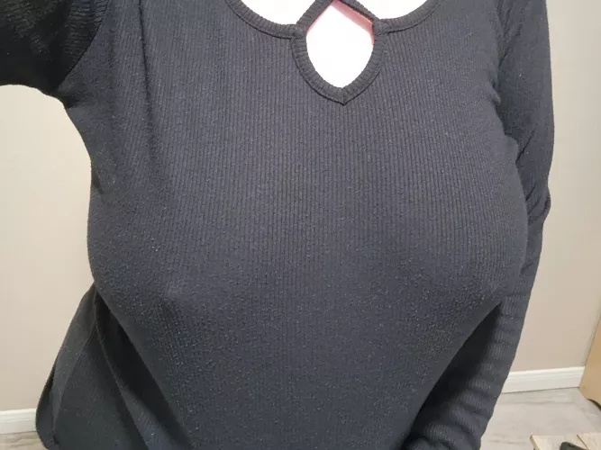 Time for work ... at least I don't have to wear a bra.