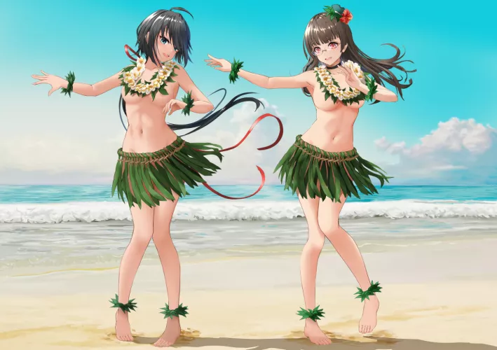 Traditional hula dance