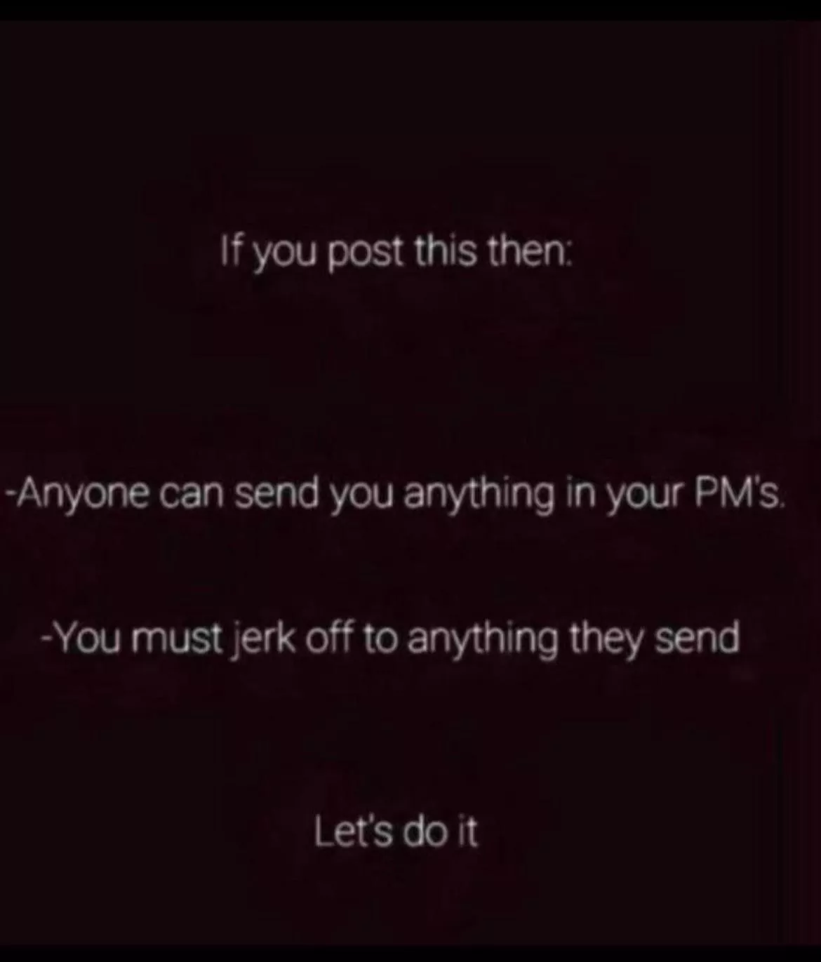 Try me