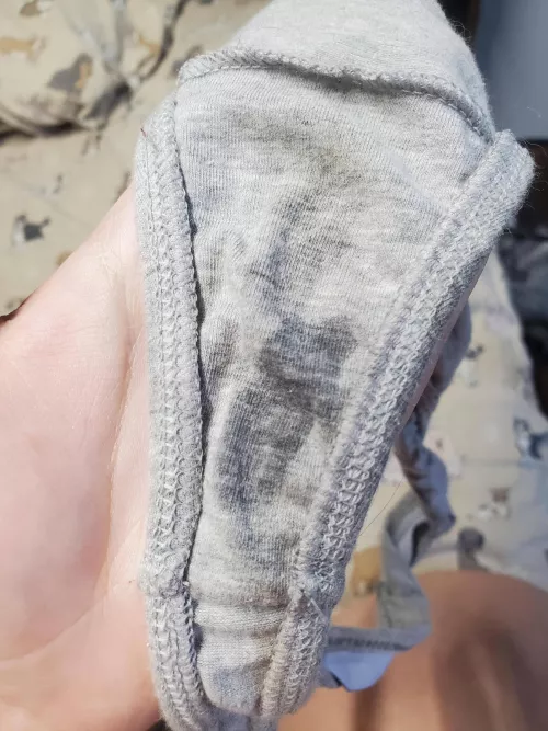 Turns out they get dirty if you put them on after you cum 😋