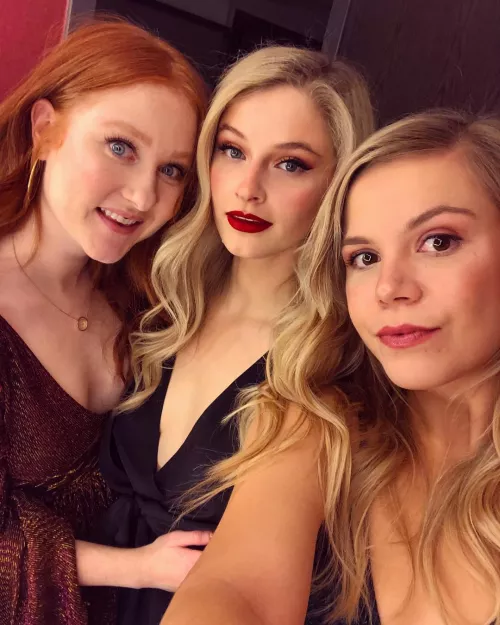 Two Blondes and a Redhead