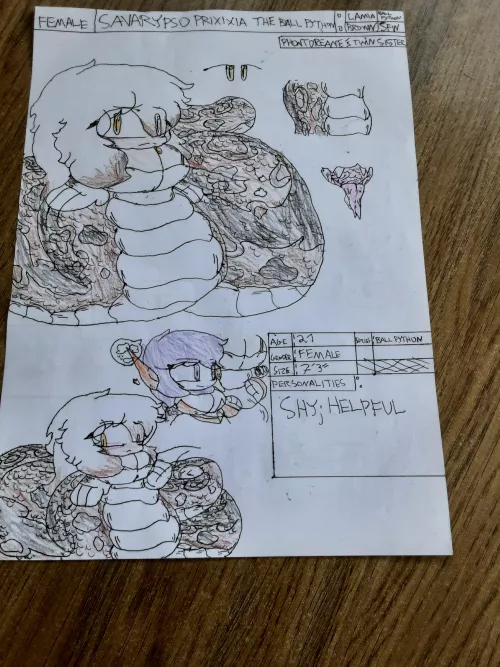 TW//Suggestive/. Phontoreane's twin sister who might be more shy than her sister.