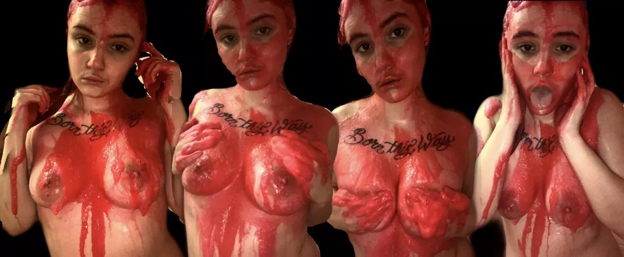 Unconventional shower I suppose. 🥰