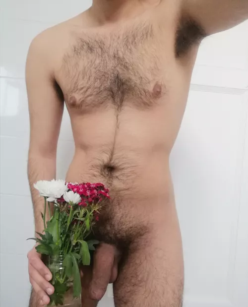 uncut flowers