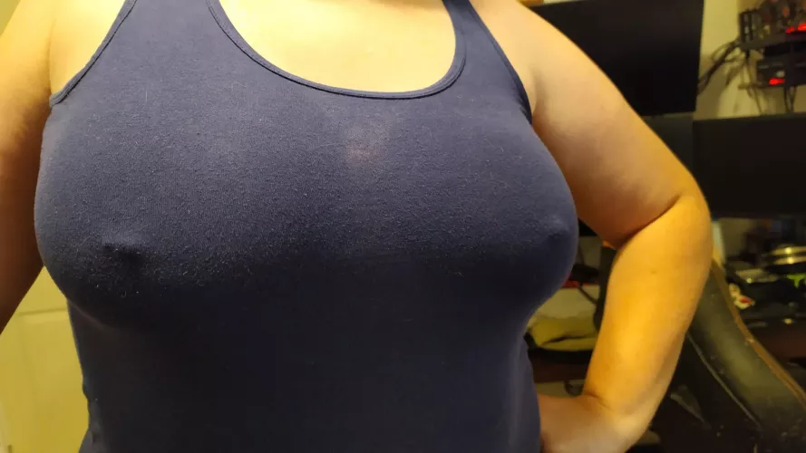 view under my scrub top