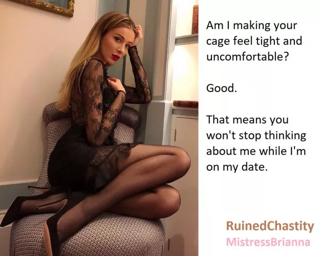 Wait your Hotwife in your chastity cage