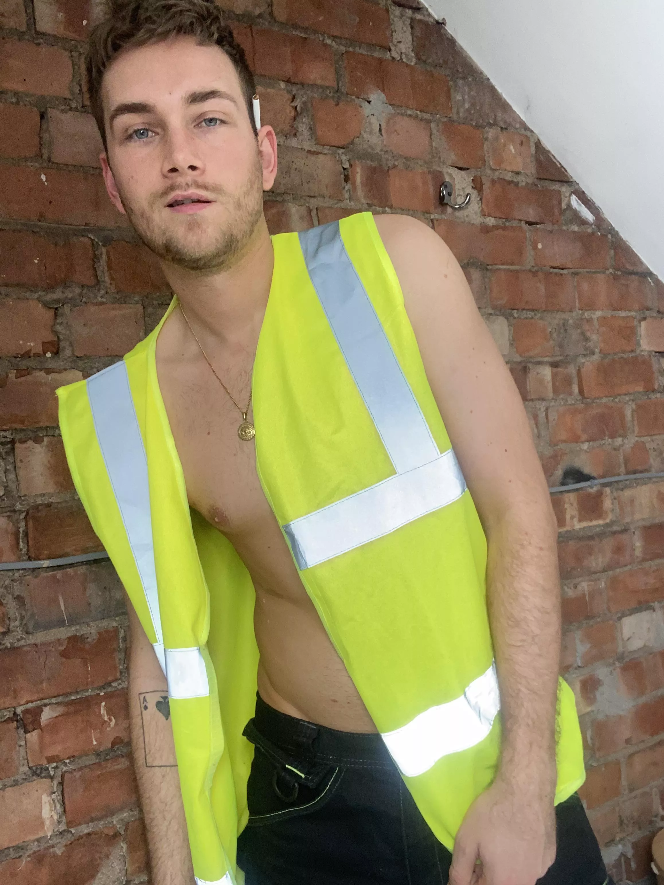 Wanking on the job?