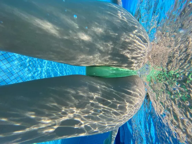 Wanna get in between my thick cheeks?