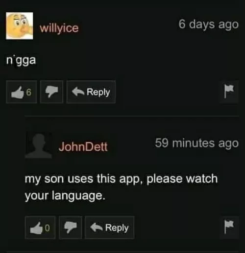 watch your language pls