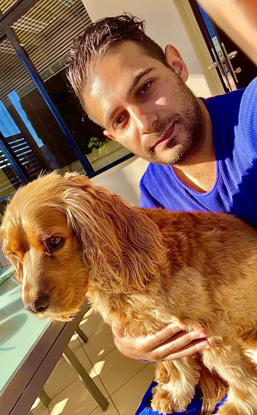 We both enjoy the sunshine ☀️ even when it’s winter.