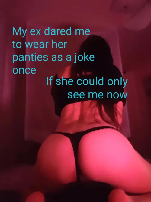 We bothed laughed at the time, but really, I wanted to moan like a slut and dive into her wardrobe 🙈