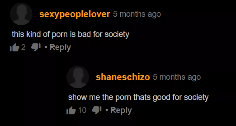 We live in a society....