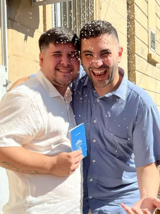 We married! happy pride to all ❤️ have a nice day
