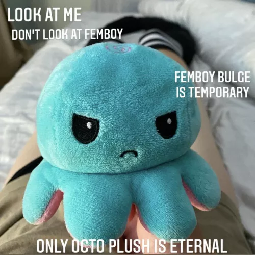 We stan reversible octo plushes