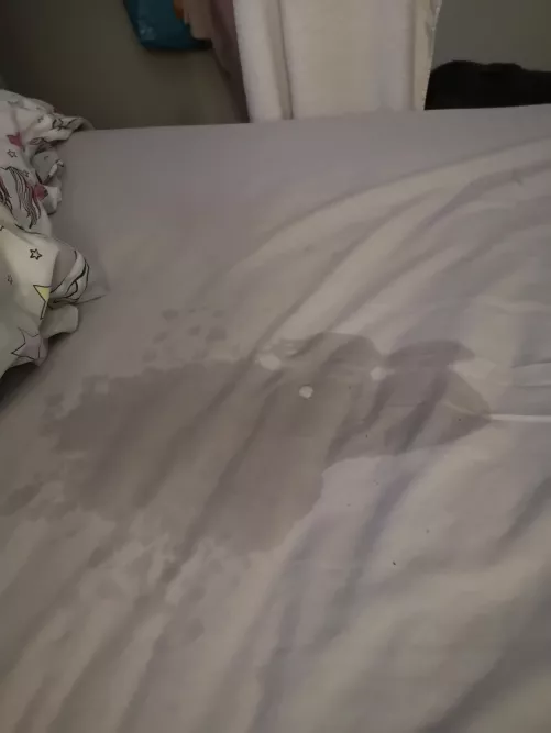 Well that's me changing the sheets, fuck I couldn't stop myself.