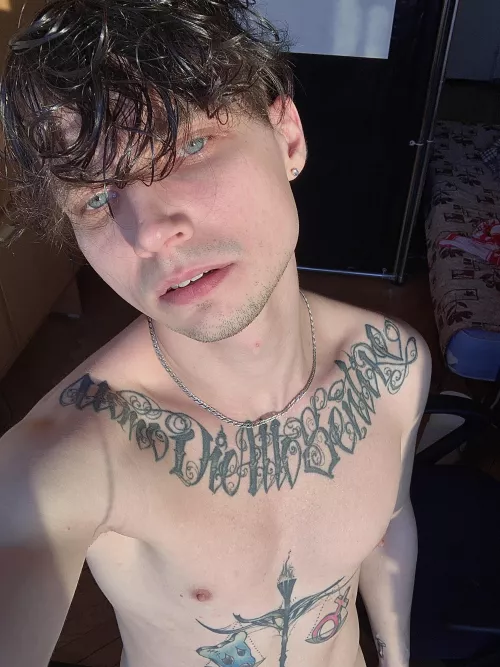 What are you doing? I just washed up