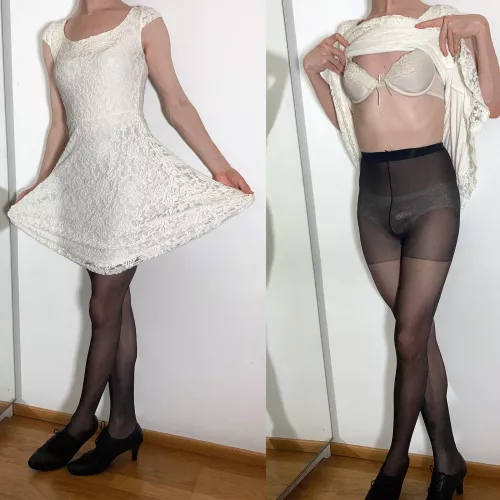 What you'll find under the dress 😇