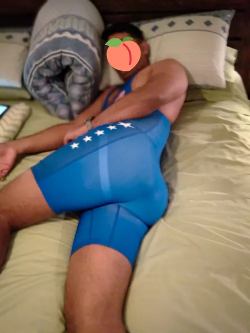 When they tell you, You can't wear a singlet that tight in public with only a jockstrap on... 😩🍑