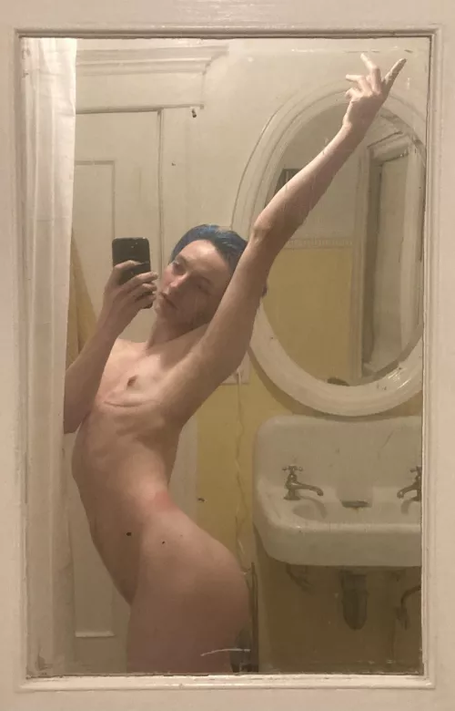 When you give a dancer a mirror…