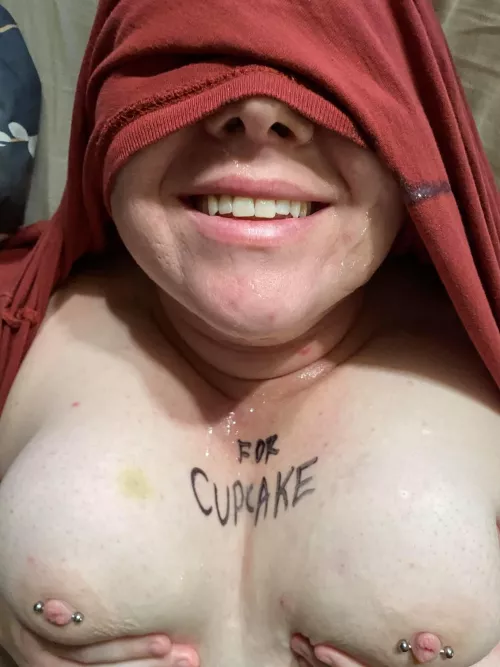 When you want to make your cupcake (cuckcake) smile