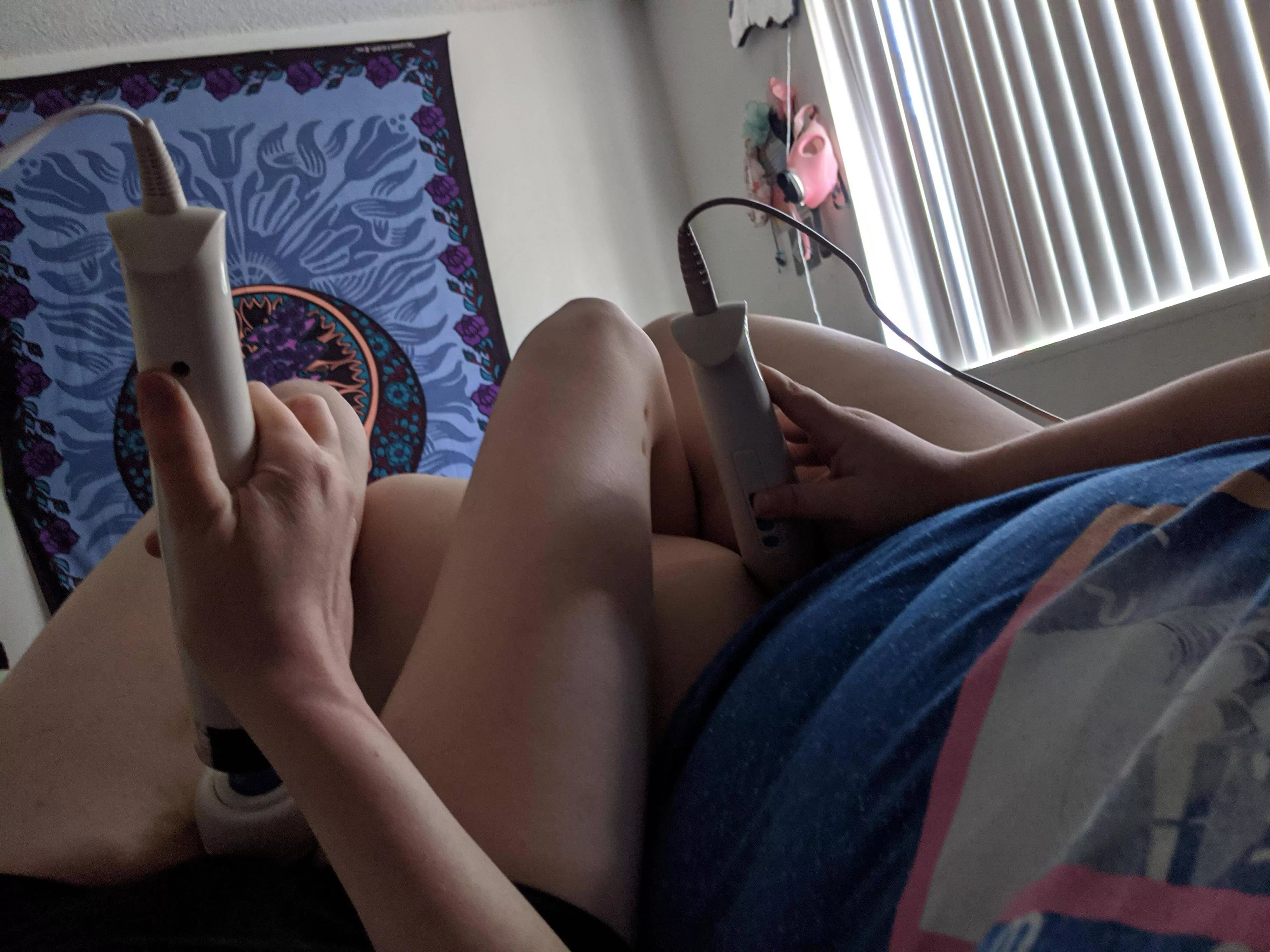 When you're supposed to avoid contact because of the quarantining but you and your lady want to get off together When you're supposed to avoid contact because of the quarantining but you and your lady want to get off together