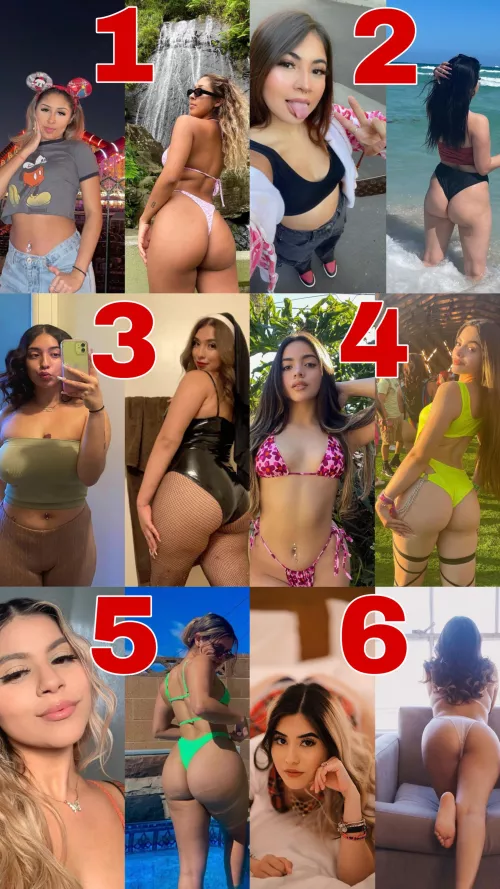 Which one? Come on, don’t be shy and vote for you fav 🤤
