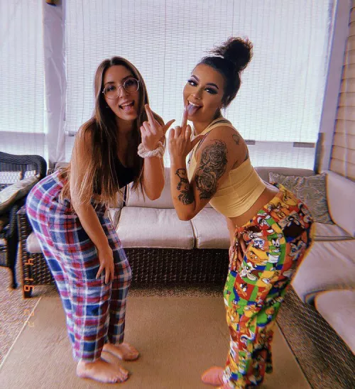 Which pajama babe gets pinned down in bed tonight?