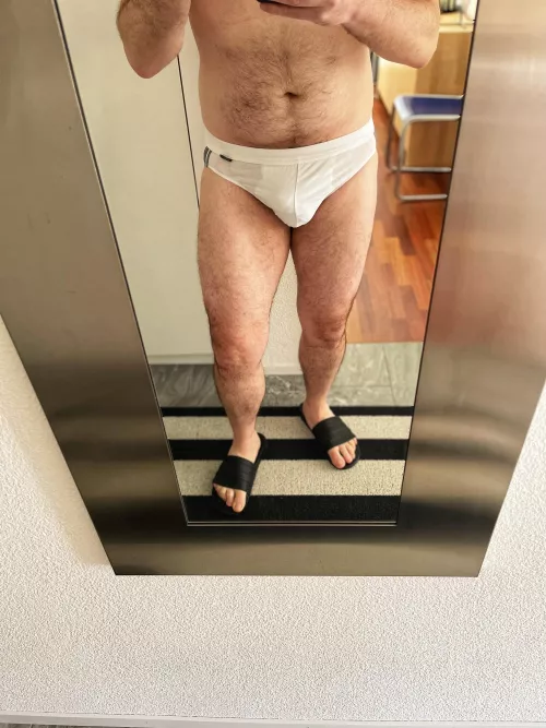 White power briefs 😀