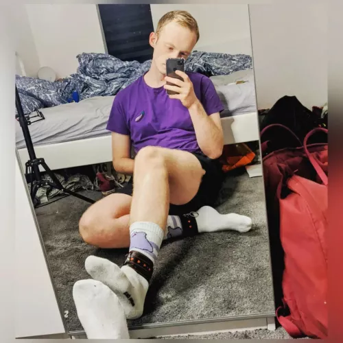 White Socks About To Be Locked Up