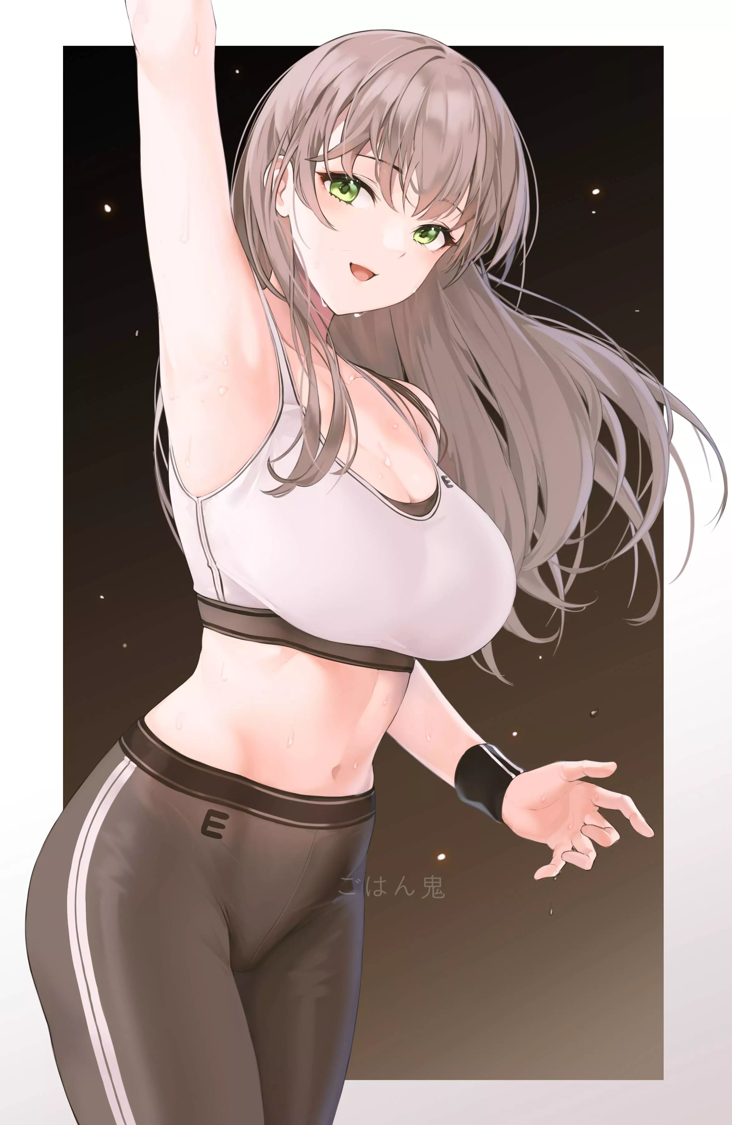White Sports Bra