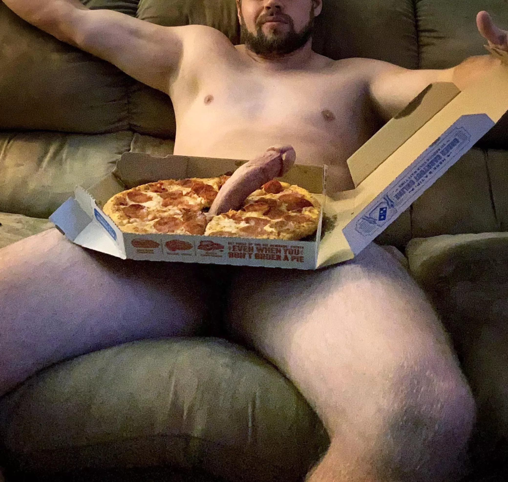 Who ordered the pizza with extra sausage??😈