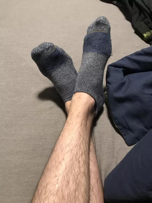 who wants to take my socks off for me? 😏