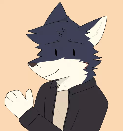 Who's that cool wolf with that friendly smile?🐺 (this is a fanart I made) @Littlef7072 on twitter