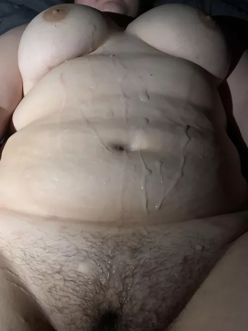 Wife looks a lot better after I lay my load on her