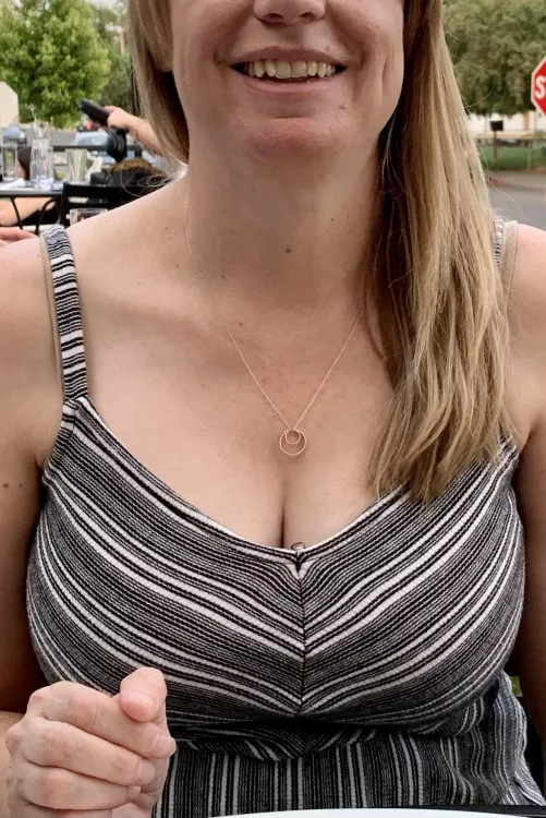 Wife’s cleavage