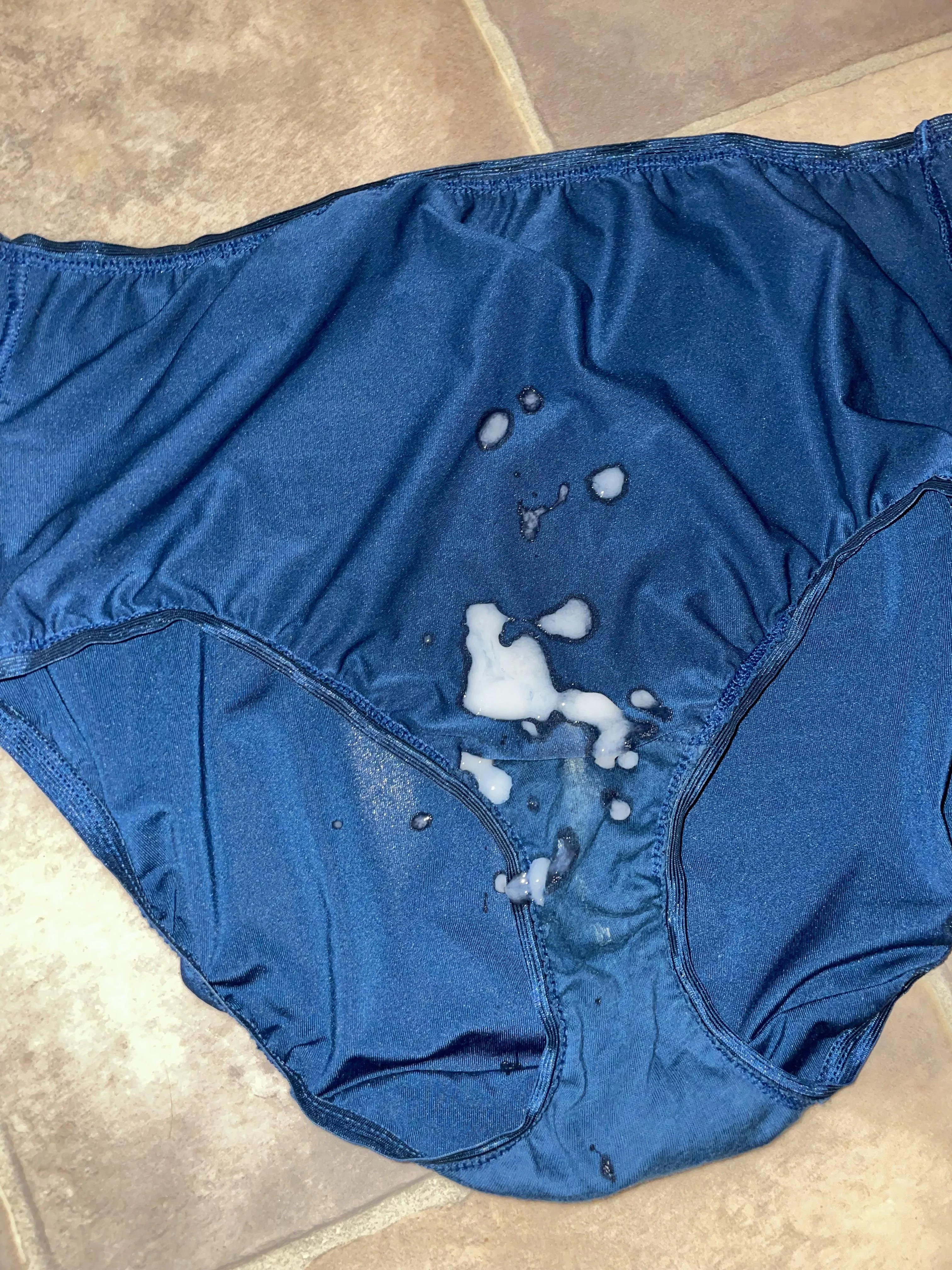 Wife’s stains covered by mine
