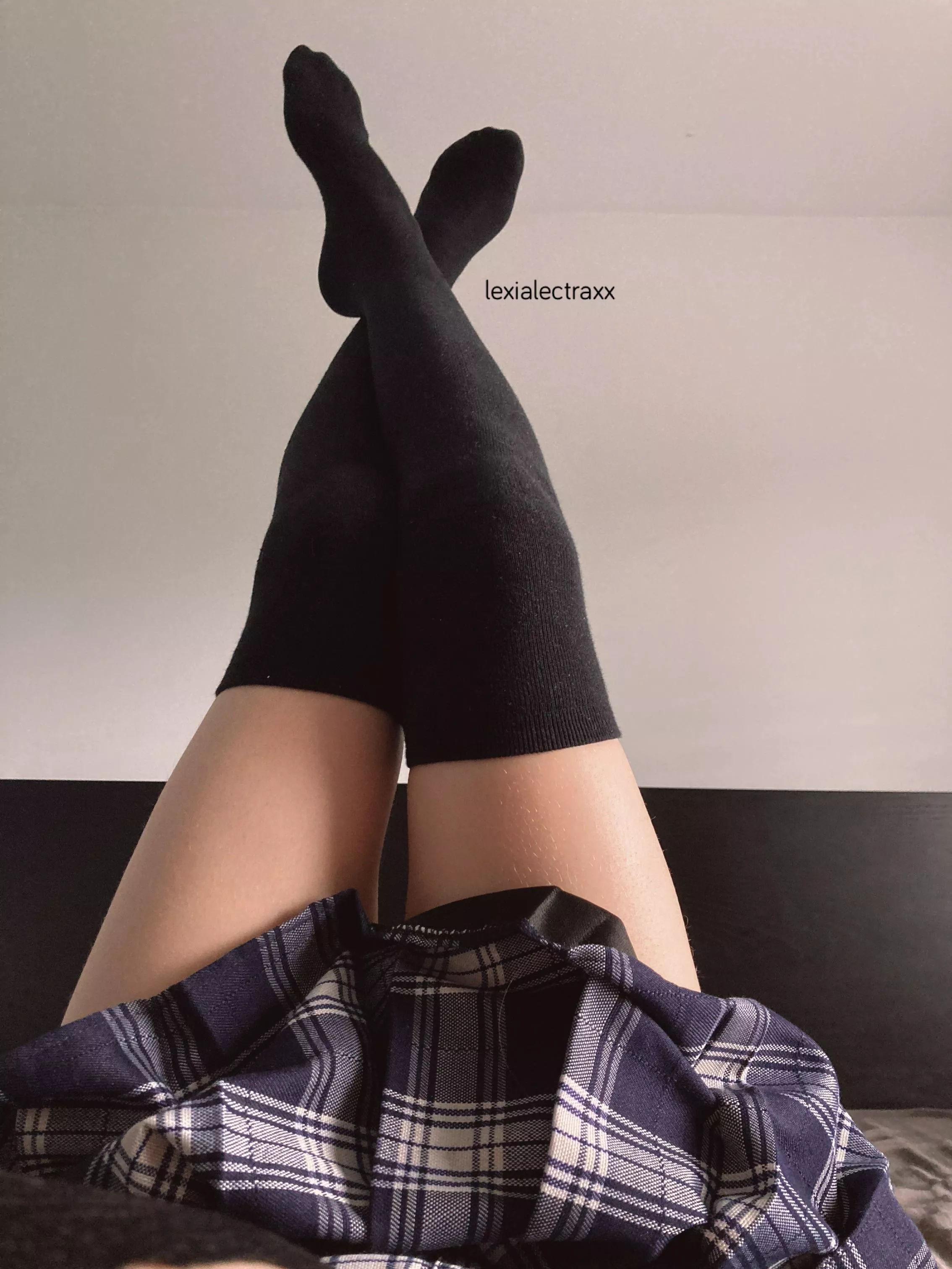Will you let me keep my thigh highs on? Please?