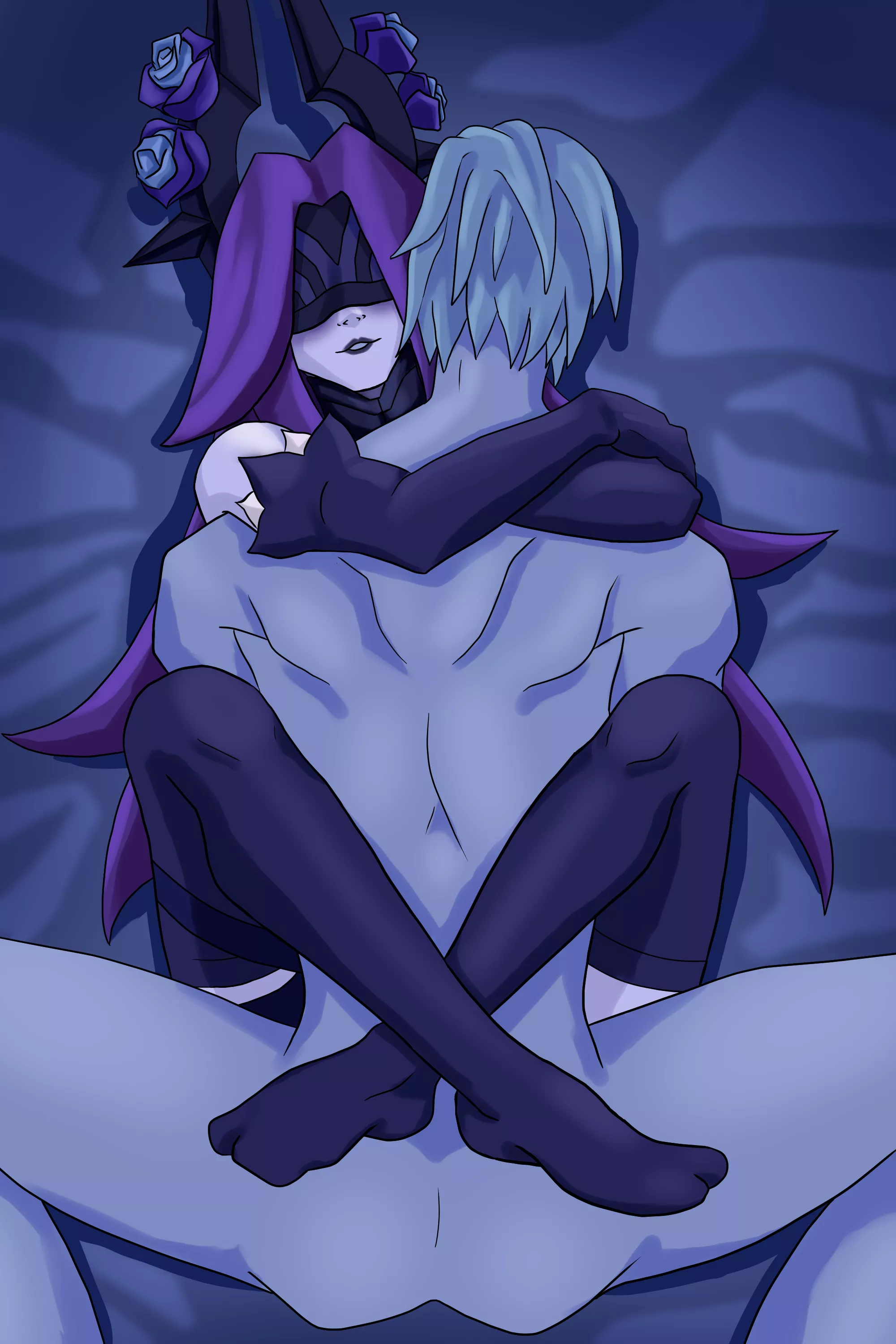 Withered Rose Syndra and Zed(NoslenAvan)