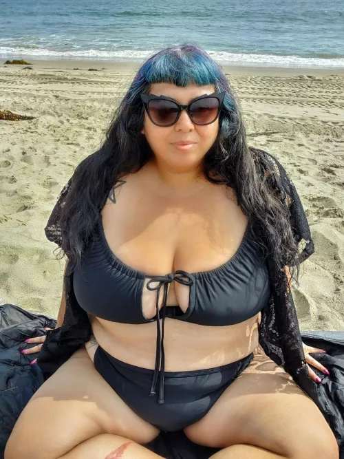 Wore my first Bikini Ever! 🖤🦇