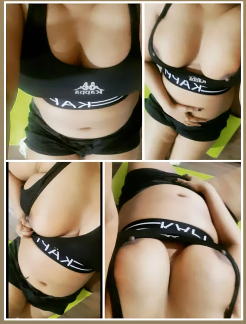 Working out makes her horny, time to give her post workout proteins 💦