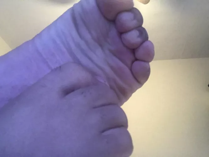 Worship my chubby toes loser!👇🏽