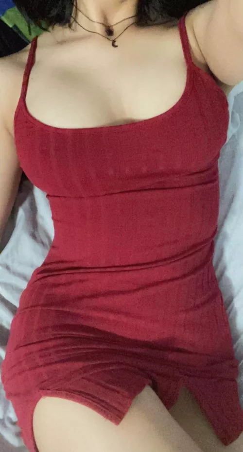 Would you have the balls to fuck me or would you just stare and jerk off onto my dress?