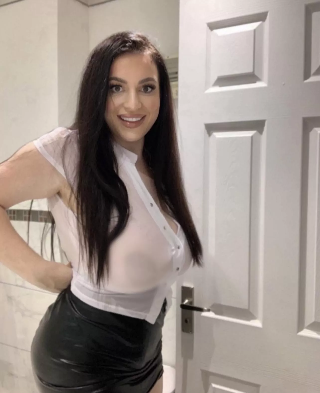 Would you hire me as your braless Slutty secretary ?