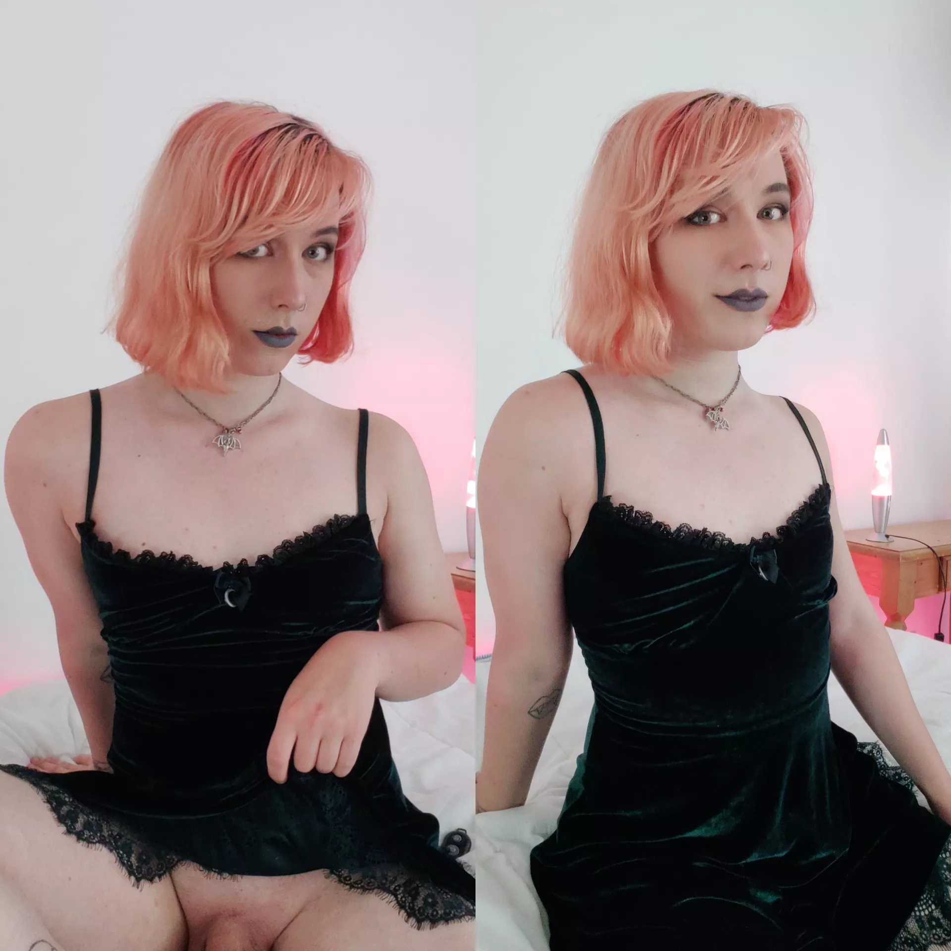 Would you like me to take my dress off?