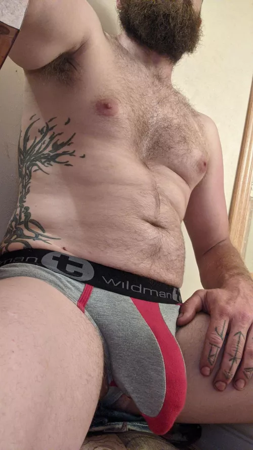 Would you sit on my beard or my lap first?