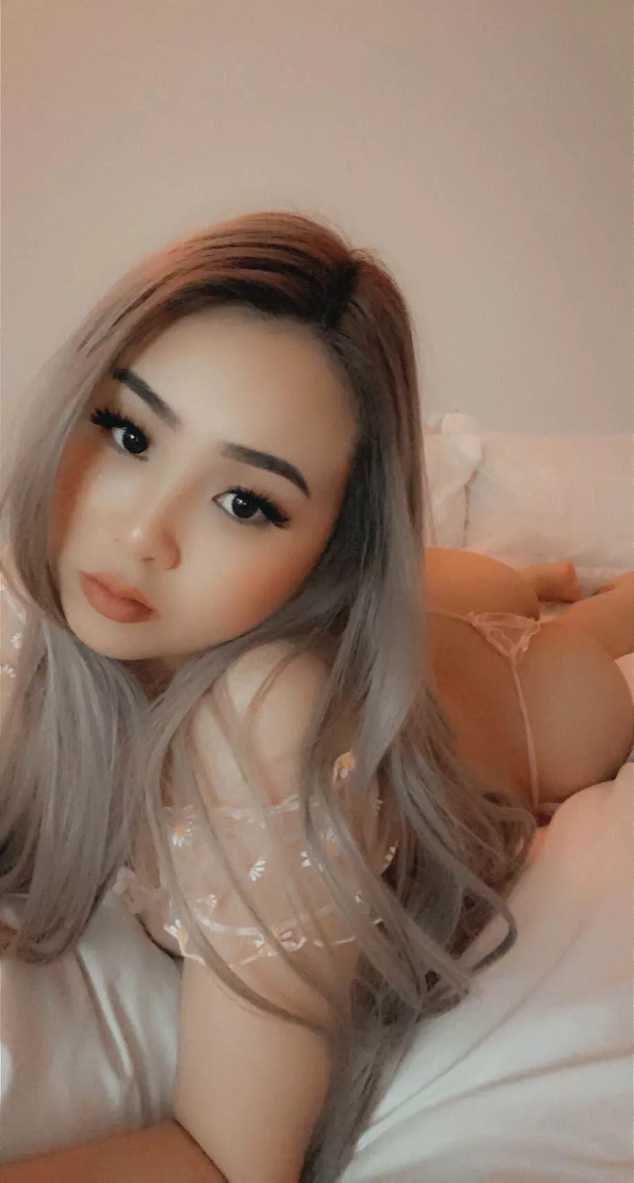 wyd if I’m laying on your bed like this?😳