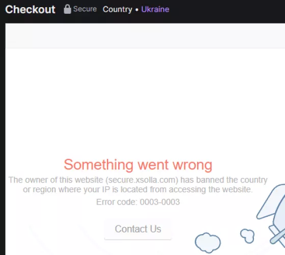 Xsolla banned Ukraine?