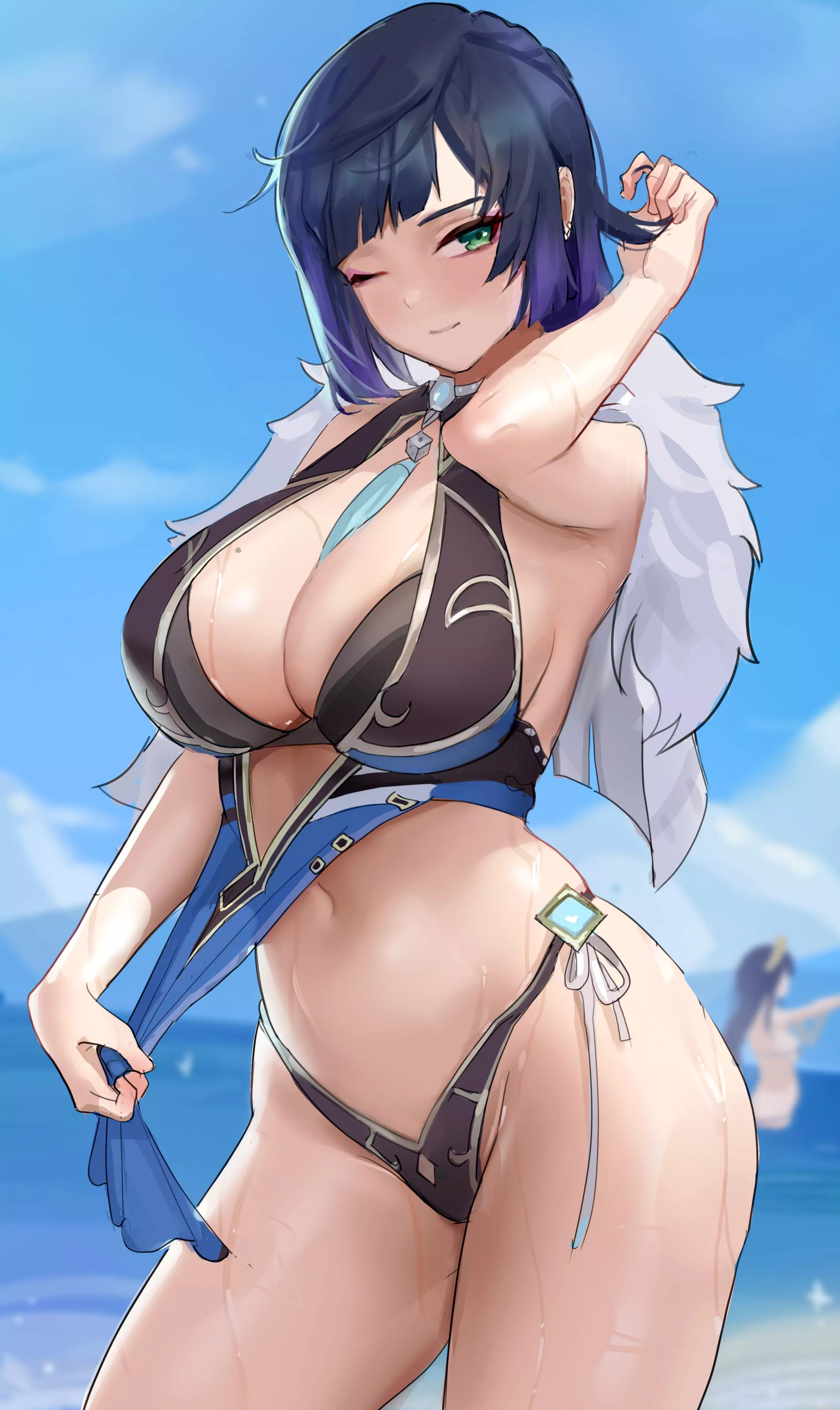 Yelan (neck) [Genshin Impact]