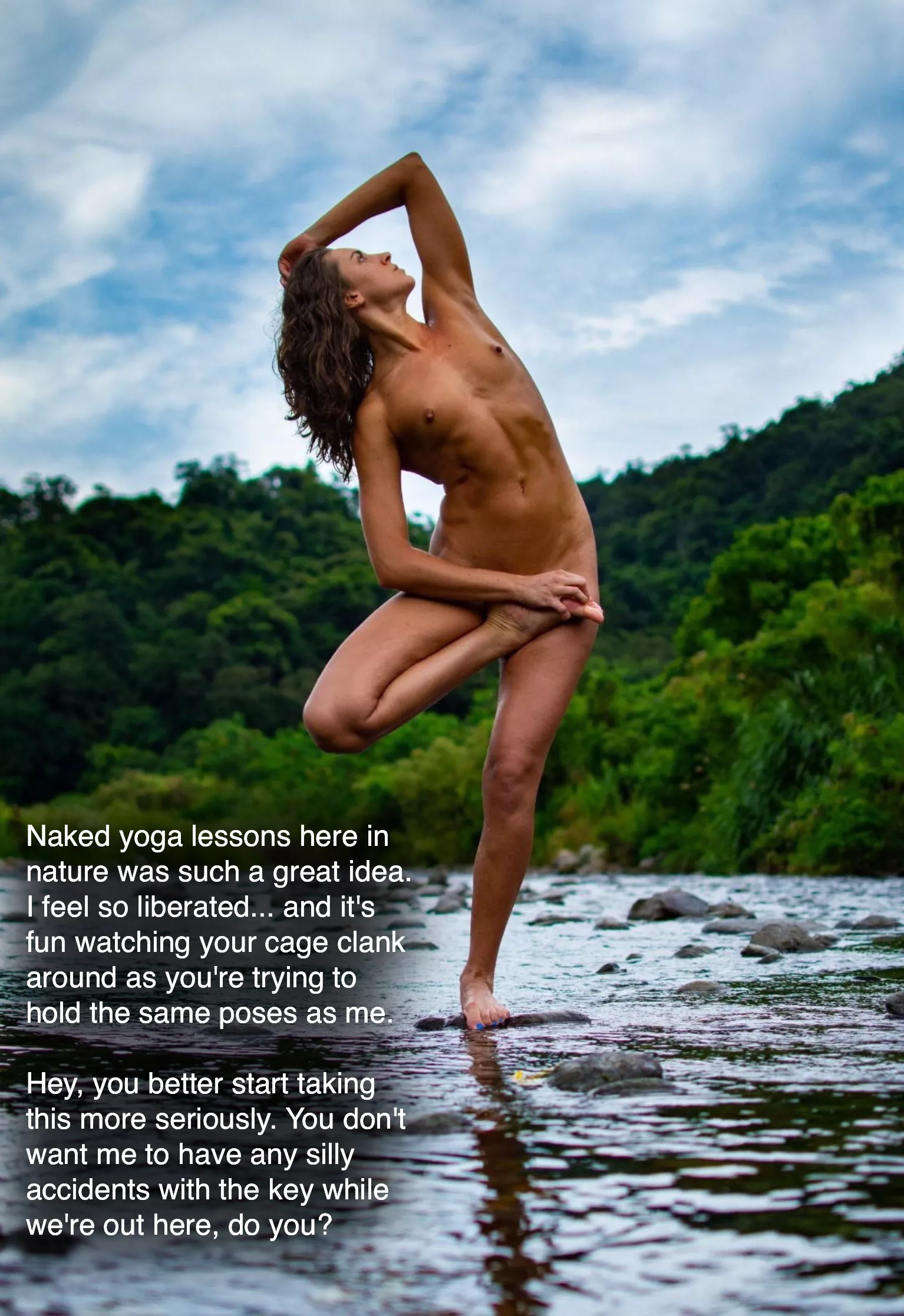 Yoga in nature.