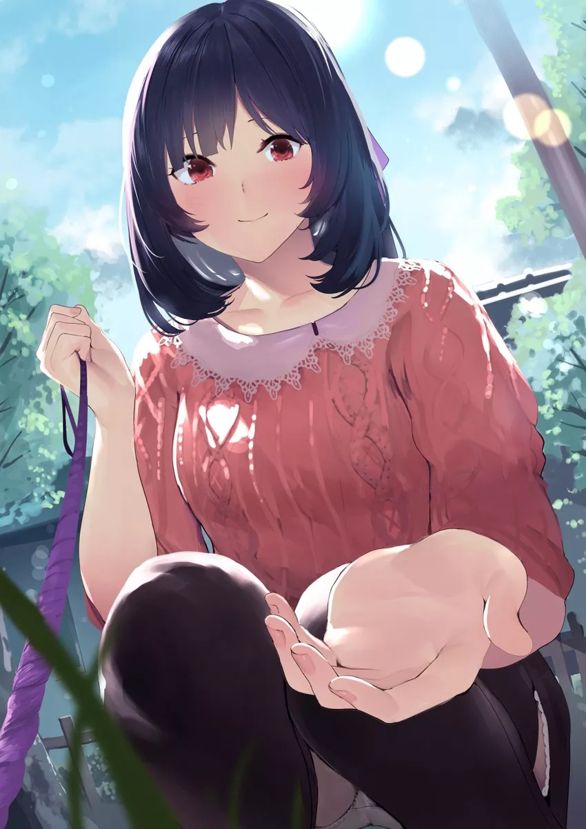 You are her pet, she admires you